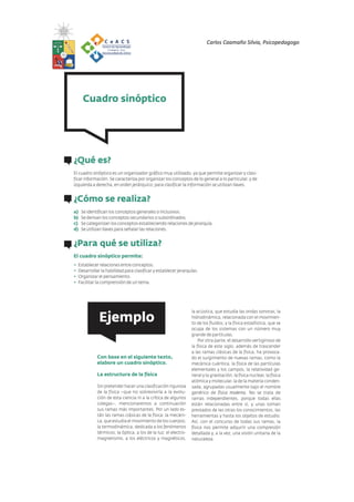 Carlos Caamaño Silvia, Psicopedagogo
 