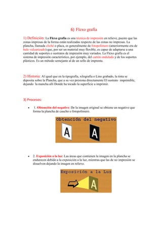 Tecnicas de impresion