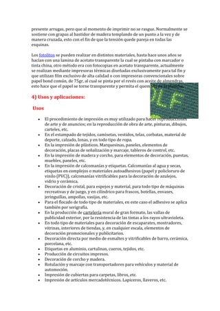 Tecnicas de impresion