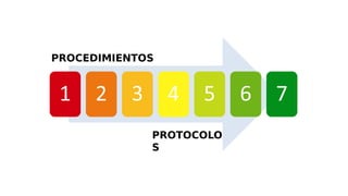 PROTOCOLO
S
PROCEDIMIENTOS
 
