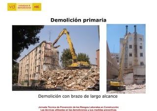 Tecnicas demoliciones y medidas preventivas jtc junio2011 | PDF