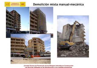 Tecnicas demoliciones y medidas preventivas jtc junio2011 | PDF