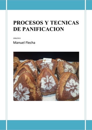Página 1
PROCESOS Y TECNICAS
DE PANIFICACION
2906/2015
Manuel Flecha
 