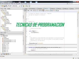 TECNICAS DE PROGRAMACION