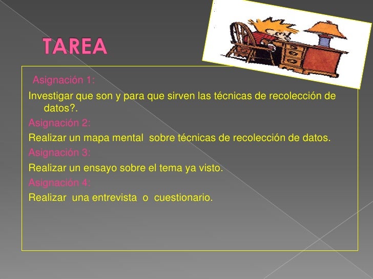 Tecnicas de recoleccion de datos..
