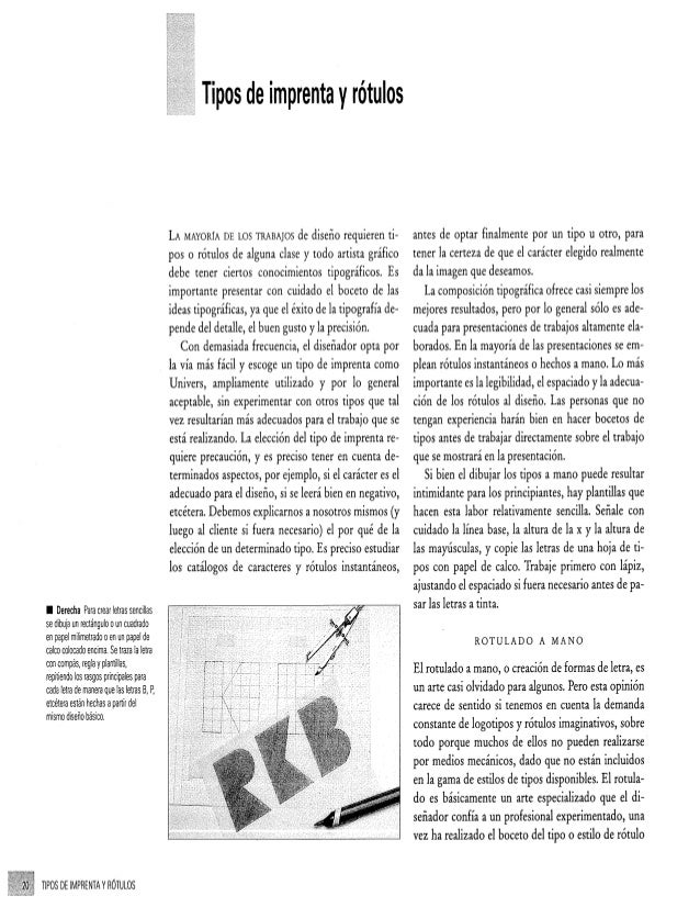 Tecnicas de representacion para el artista grafico