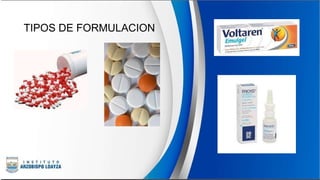 TIPOS DE FORMULACION
 