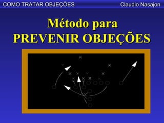 COMO TRATAR OBJEÇÕES   Claudio Nasajon


      Método para
  PREVENIR OBJEÇÕES
 