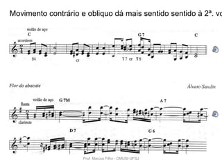 Movimento contrário e obliquo dá mais sentido sentido à 2ª. vo




                     Prof. Marcos Filho - DMUSI-UFSJ
 