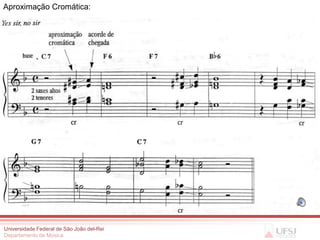 Aproximação Cromática:




Universidade Federal de São João del-Rei
Departamento de Música
 