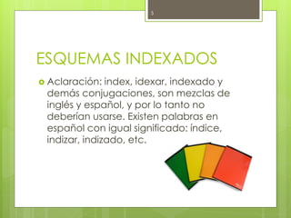 Tecnicas esquemas indexados | PDF