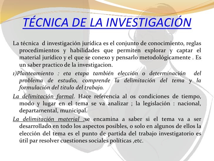 Tecnicas juridicas