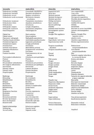 Tecnicas Ortodonticas