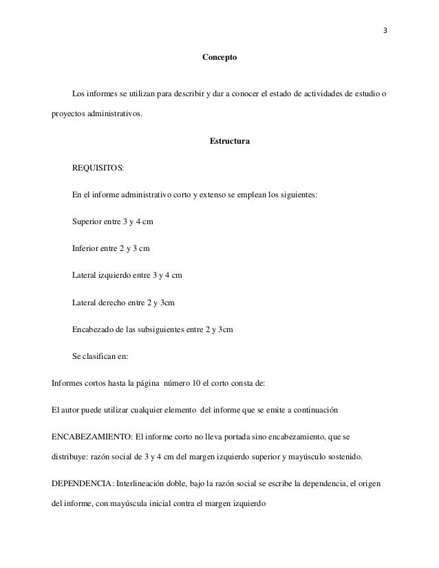 Tecnicas para la presentación de informes administrativos