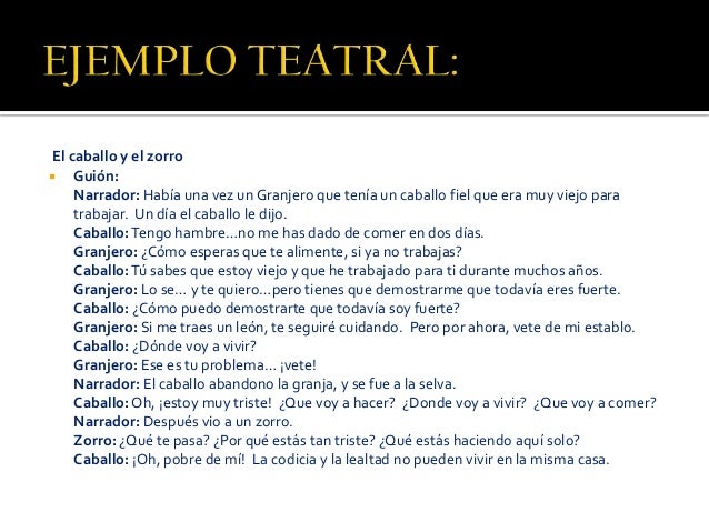 Tecnicas teatrales