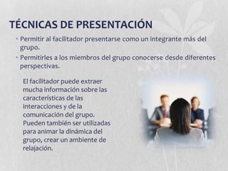 Técnicas de relajación.