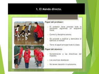 1. El Mando directo.
 