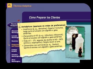 Bioseguridad - Tecnicas y procedimientos