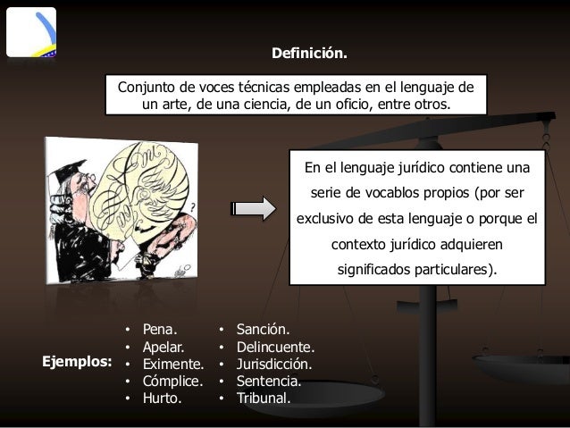 Tecnicismos Jurídicos