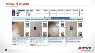 Inovação em Produto | Tecnisa38
MEDIÇÃO DE SERVIÇOS
Inovação em Produtos
 