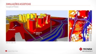 Inovação em Produto | Tecnisa40
SIMULAÇÕES ACÚSTICAS
Inovação em Produtos
NBR 10151 / NBR 10152
 
