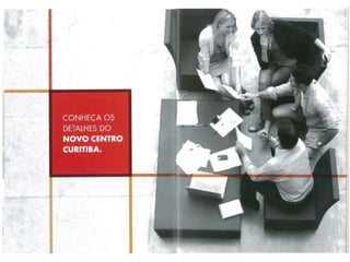 BUSINESS CENTER
RECEPÇÃO
SALAS DE REUNIÕES
AS ÁREAS COMUNS SERÃO
ENTREGUES EQUIPADAS E
DECORADAS.
PERSPECTIVA ILUSTRADA DA DALA DE REUNIÃO
PERSPECTIVA ILUSTRADA DA RECEPÇÃO DO BUSINESS
• Serviços pay per use
• Salas de reuniões
• recepcionista
 