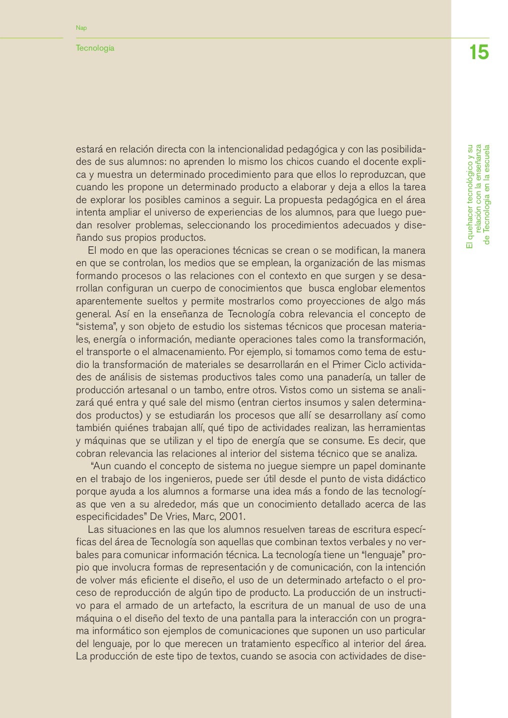 Nap primer ciclo primaria