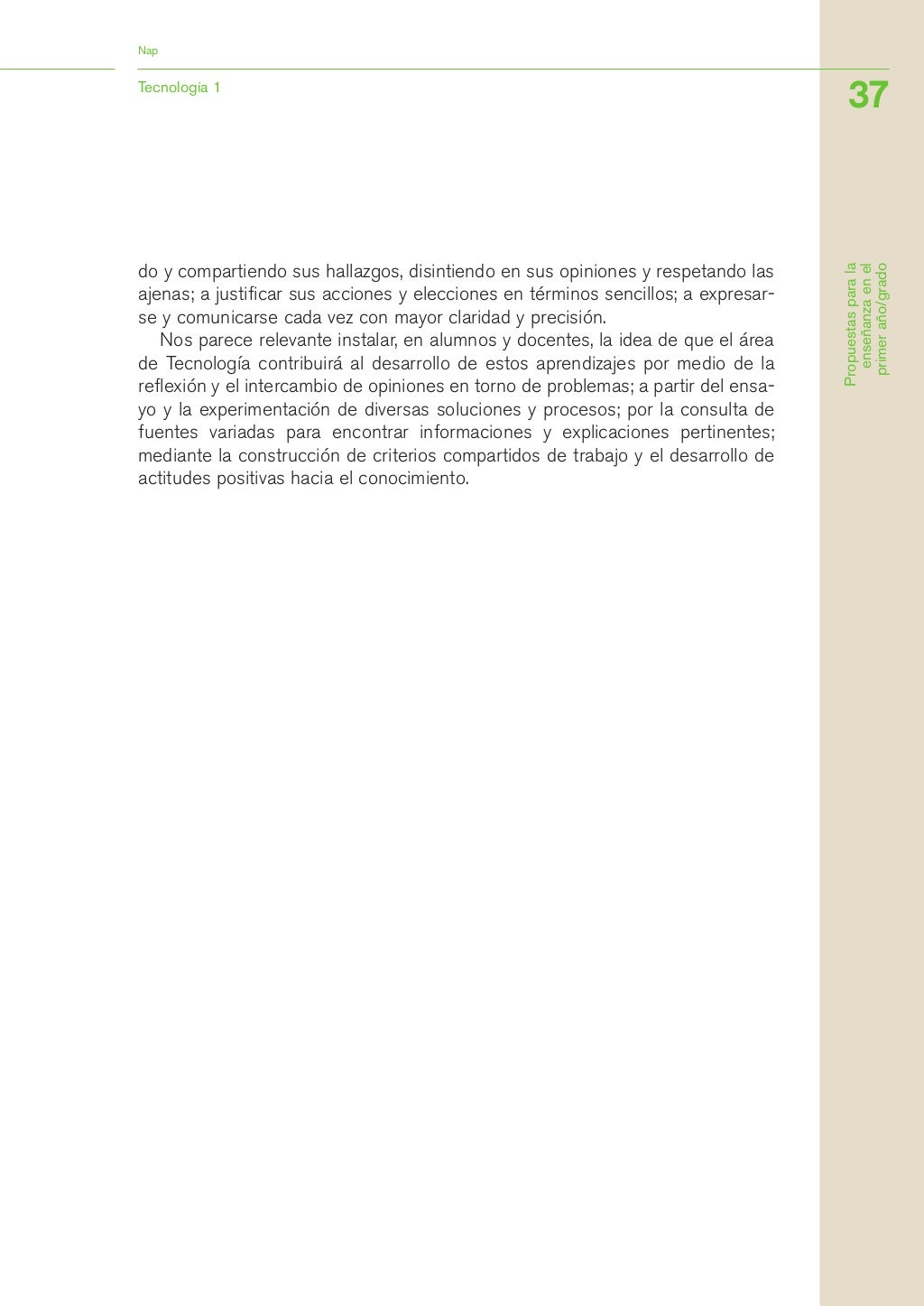 Nap primer ciclo primaria