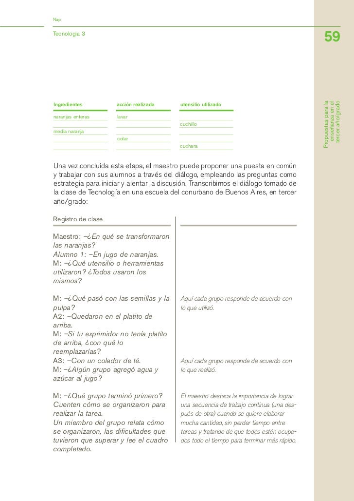 Nap primer ciclo primaria