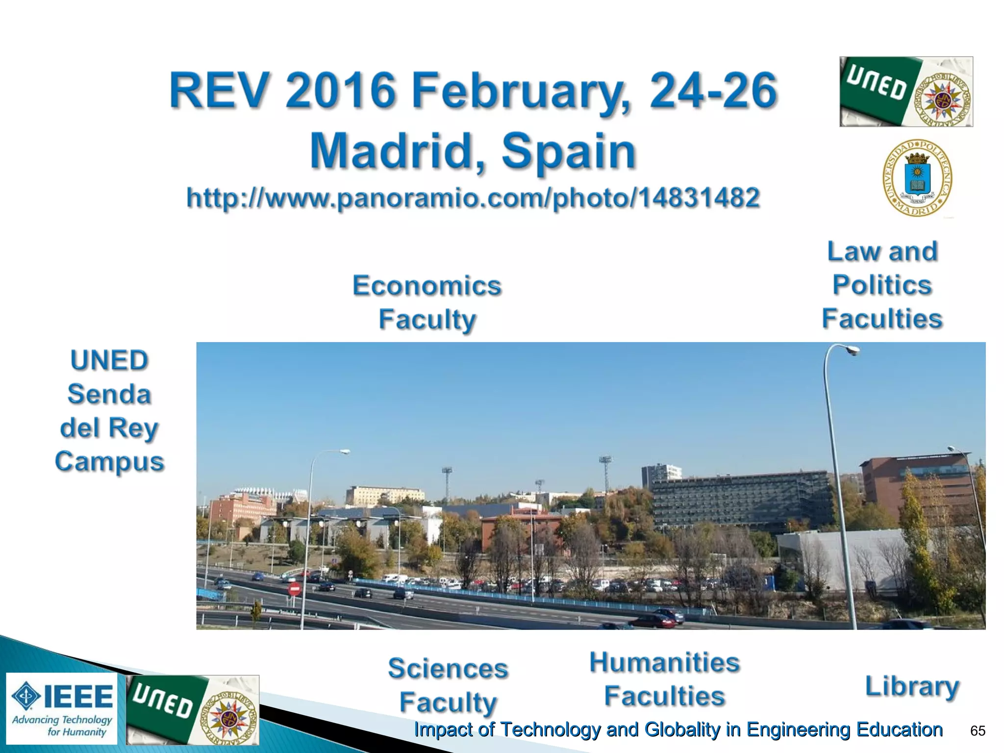 Impact of Technology and Globality in Engineering EducationImpact of Technology and Globality in Engineering Education 65
 