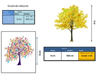 Escala de reducció




                            4m
                     8 cm
 
