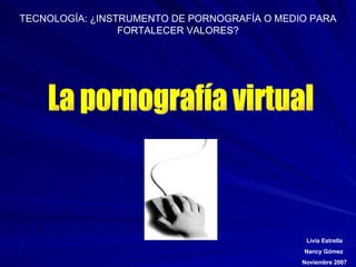 La pornografía virtual 