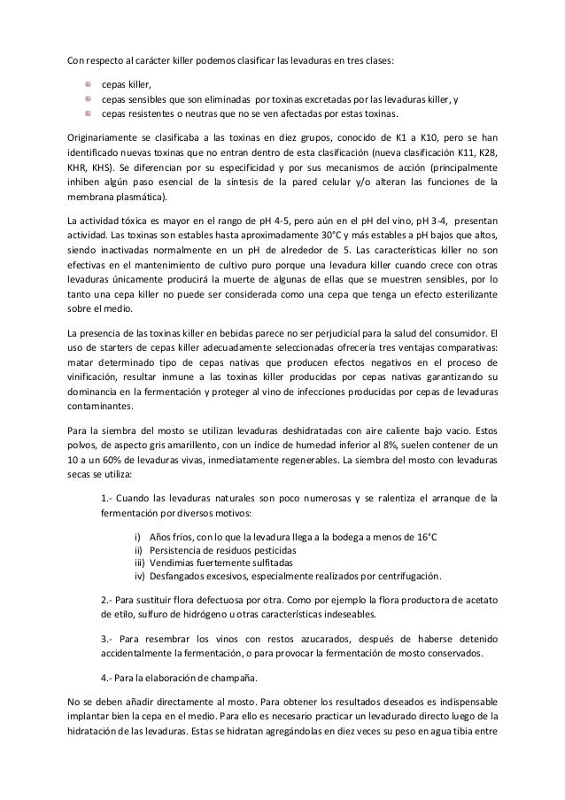 Tecnologia De Vinificacion