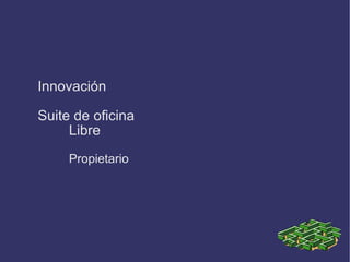 Innovación Suite de oficina Libre Propietario 