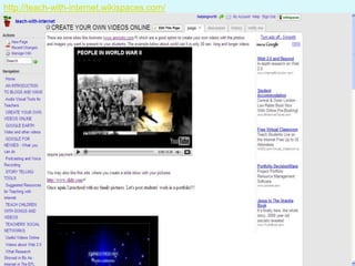 http://teach-with-internet.wikispaces.com/

 