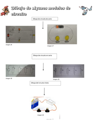 Dibujo de algunos modelos de
circuito
Dibujo de circuito de serie
Dibujo de circuito en serie
Dibujo del circuito mixto
Imagen 26
Imagen 27
Imagen 28
Imagen 29
Imagen 30
 