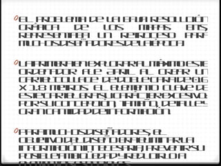 El problema de la baja resolución gráfica de los mapas bits, representaba un retroceso para muchos diseñadores de la época. La primera en explorar al máximo este ordenador fue April al crear un cartel-collage  de doble cara de 0.6 x 1.8 metros. El elemento clave de este cartel era su carácter excesivo: por su concepción, tamaño, detalle y gran cantidad de información.  Para muchos diseñadores, el objetivo del diseño era eliminar la información innecesaria, prevenir su posible ambigüedad y reducirlo a elementos esenciales. 