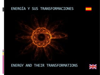ENERGÍA Y SUS TRANSFORMACIONES




ENERGY AND THEIR TRANSFORMATIONS
 