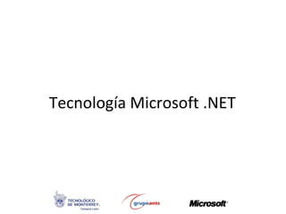 Tecnología Microsoft .NET  