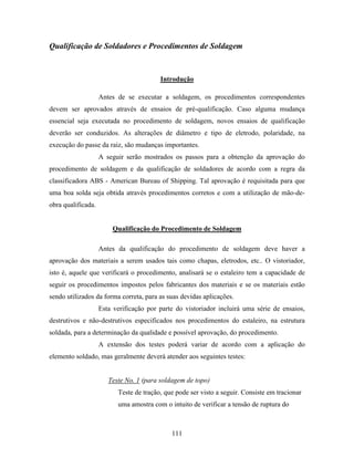 Tecnologia da solda apostila