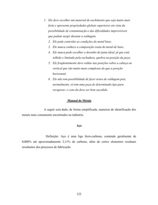 Tecnologia da solda apostila