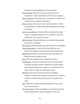 Tecnologia da solda apostila