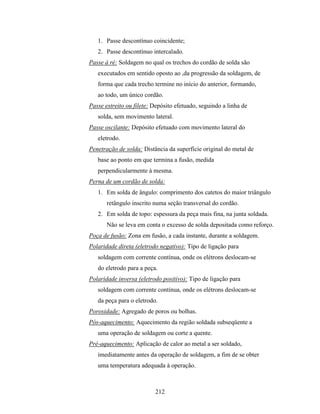 Tecnologia da solda apostila