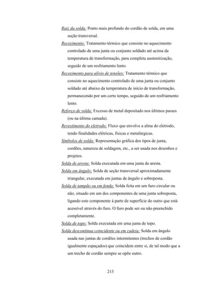 Tecnologia da solda apostila