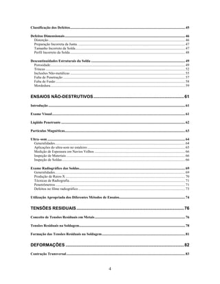 Tecnologia da solda apostila