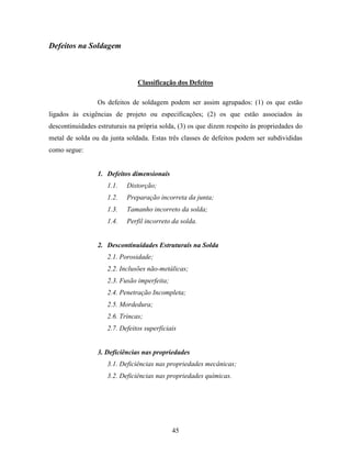 Tecnologia da solda apostila