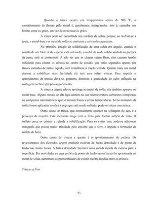 Tecnologia da solda apostila