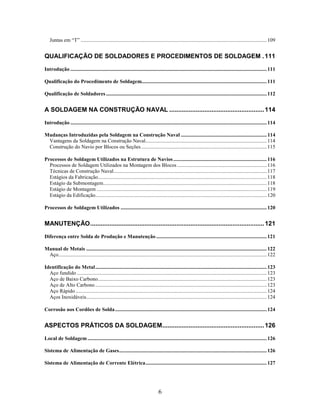 Tecnologia da solda apostila