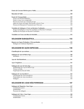 Tecnologia da solda apostila