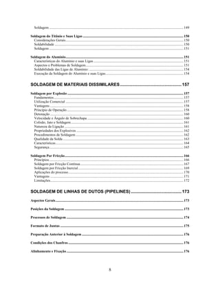 Tecnologia da solda apostila